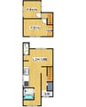 香西南町一戸建 2LDKの間取り
