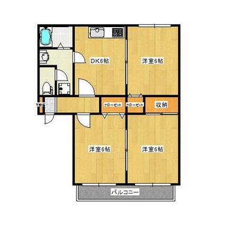 間取図 セジュール高崎C棟