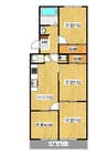 桜町VIPマンション 4DKの間取り