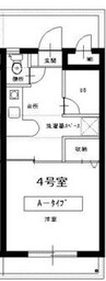 SENTIA・Ⅱ 1DKの間取り