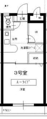 SENTIA・Ⅱ 1DKの間取り