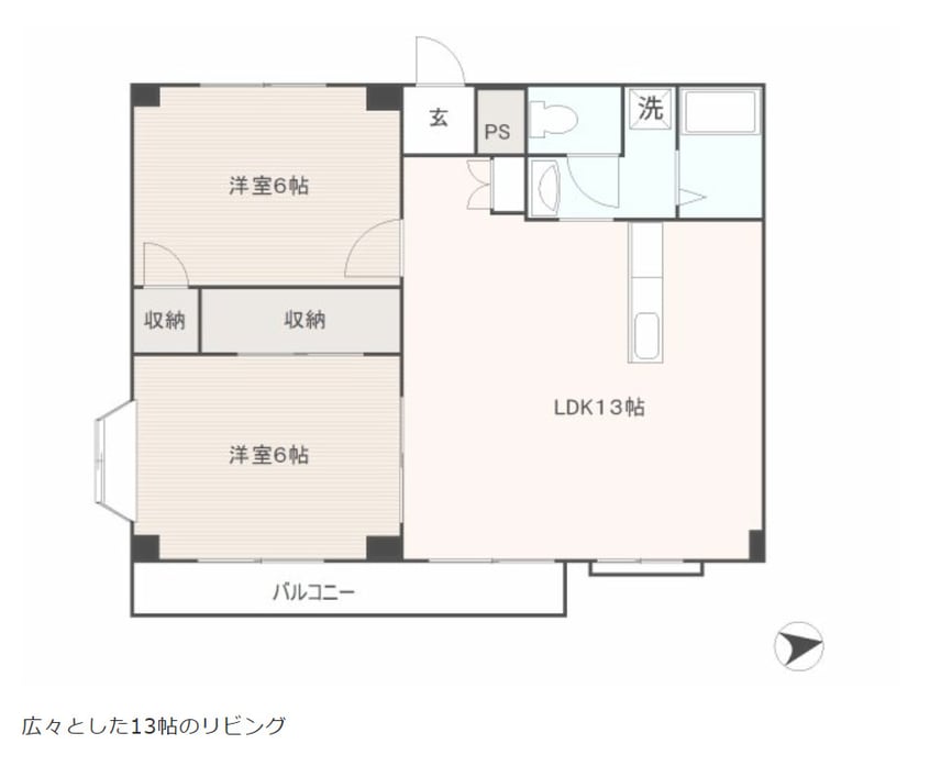 間取図 こぐまハウス坂出北