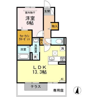 間取図 オネスト上林　Ｂ棟