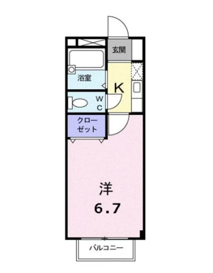間取図 サンミュール木太