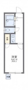 レオパレス藤塚 1Kの間取り