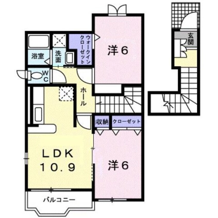 間取図 Ｇｒｅａｔ　Ｓｕｃｃｅｓｓ　Ｂ