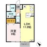 コンフォート　イースト 1LDKの間取り