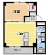京都北山１棟 1LDKの間取り