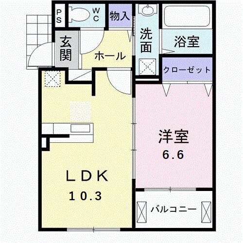 間取り図 クレアガーデンＢ