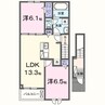 メゾン・ミクニⅠ　Ｂ 2LDKの間取り