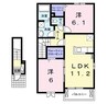 クラール元山グランツＤ 2LDKの間取り