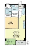 ノアール 1LDKの間取り