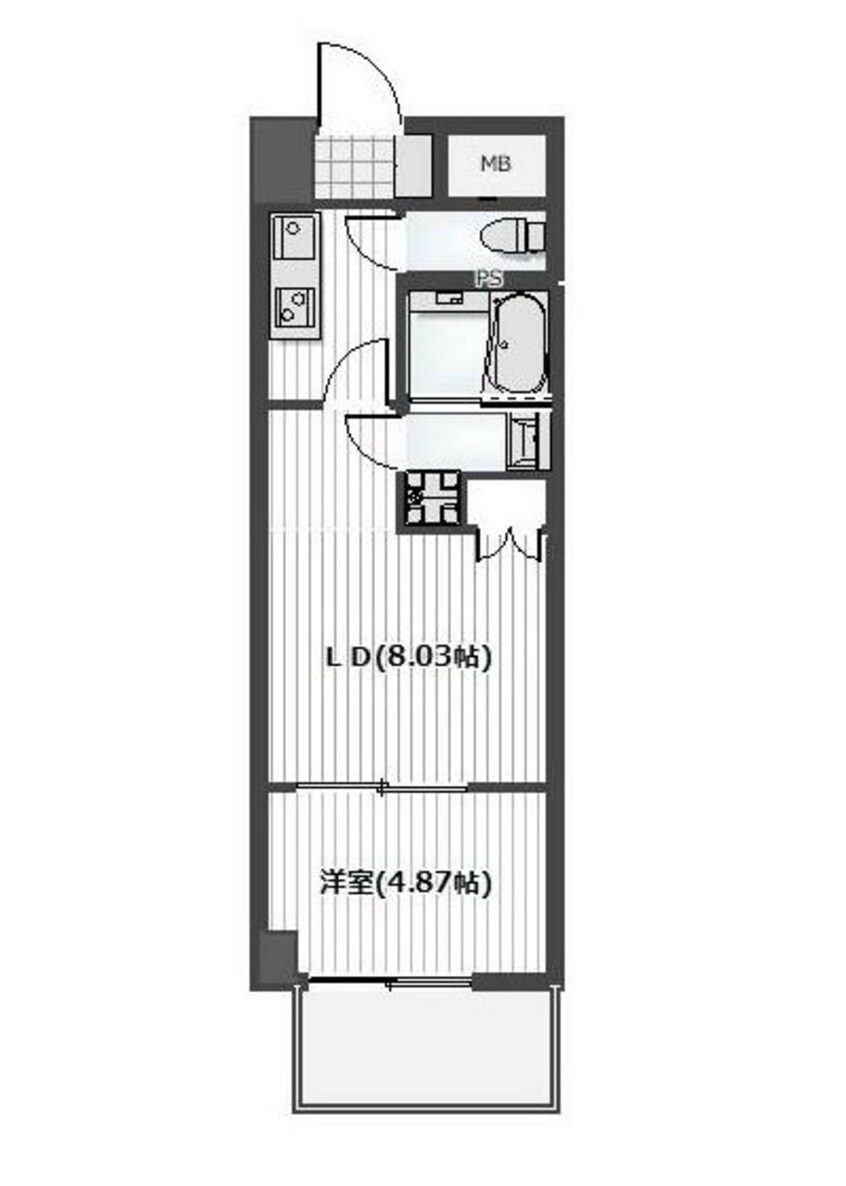 間取図 J.リヴェール錦町