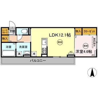 間取図 カルテット　B棟