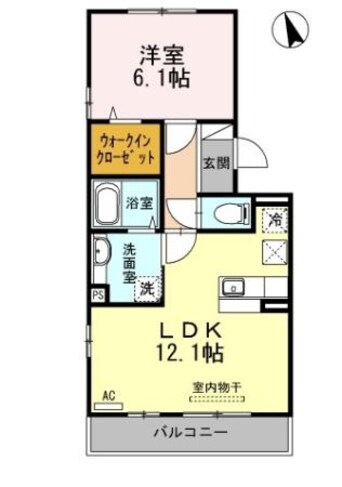 間取図 サンヒルズ伏石