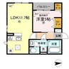 アンベリール 1LDKの間取り