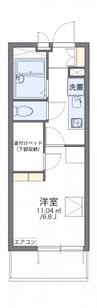 レオパレスＡ＆Ｋ　高松 1Kの間取り