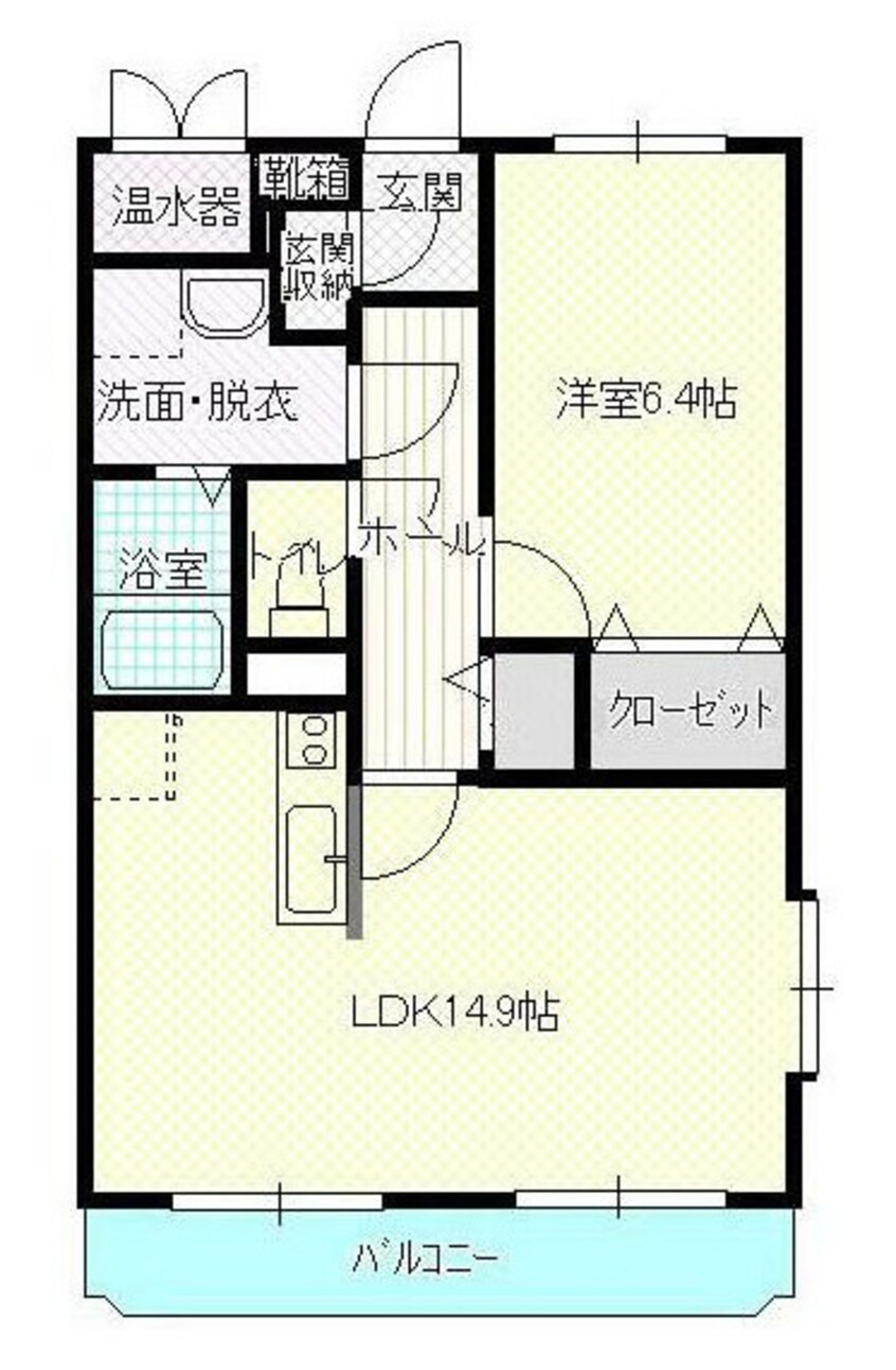 間取図 ユーミー伏石Ⅱ