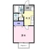 エトワールハイツ 1Kの間取り