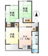 コーポサンシティ　C 3DKの間取り
