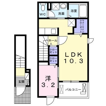 間取図 エスポワールＣ