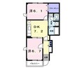 サンパレス 2DKの間取り