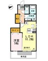 ヴァン　ヴェール 1LDKの間取り