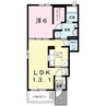 クラール春日Ａ 1LDKの間取り