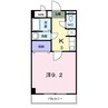ガーデン・アルバータ 1Kの間取り