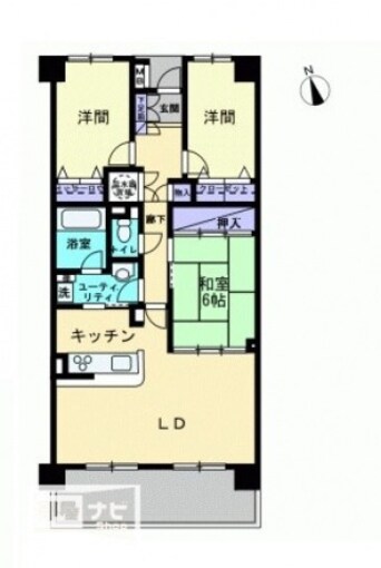 間取図 NCRE東山崎