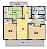 京都東山404棟 3DKの間取り