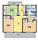 京都東山406棟の間取図