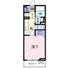 ハッピー・レモンＡ 1Kの間取り