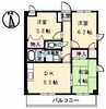 フィネス2000 3DKの間取り