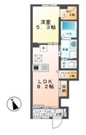 アヴァンティ 1LDKの間取り