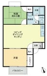 フォブールＤＭＣ・Ｂ 2LDKの間取り
