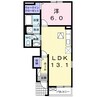秋桜ｎｅｏ　Ａ 1LDKの間取り
