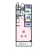 ちどり 1Rの間取り