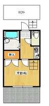 ラフェンテ 1Kの間取り