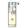 フェリス 1Kの間取り