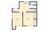 マンション宮脇 2DKの間取り