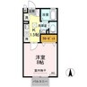 ベルシャトル　C棟 1Kの間取り