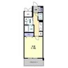 S-RESIDENCE中新町avelis 1Kの間取り