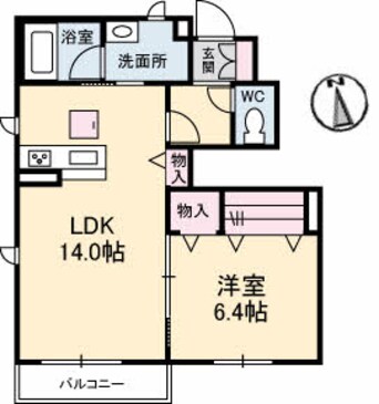 間取図 リーブル橘