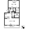 ロータス宇多津 1LDKの間取り