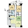 サーパスシティ番町イーストテラス 3LDKの間取り