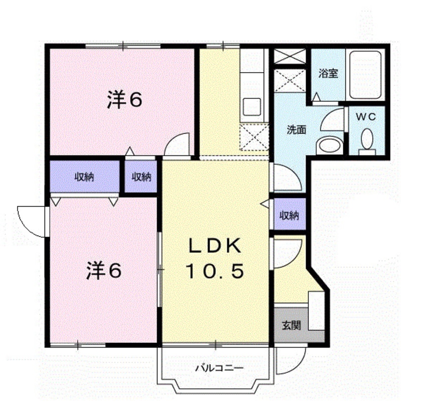 間取図 エターナル・パレスＣ