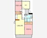 パストラル21 2LDKの間取り