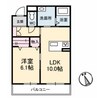 ベレオ木太町 1LDKの間取り