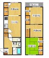 労住協第5ビル 3DK+Sの間取り